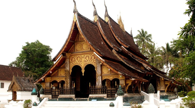 Buddhist temple Luang Prabang, Laos